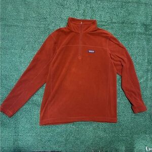 Patagonia Burnt Orange Fleece Jacket